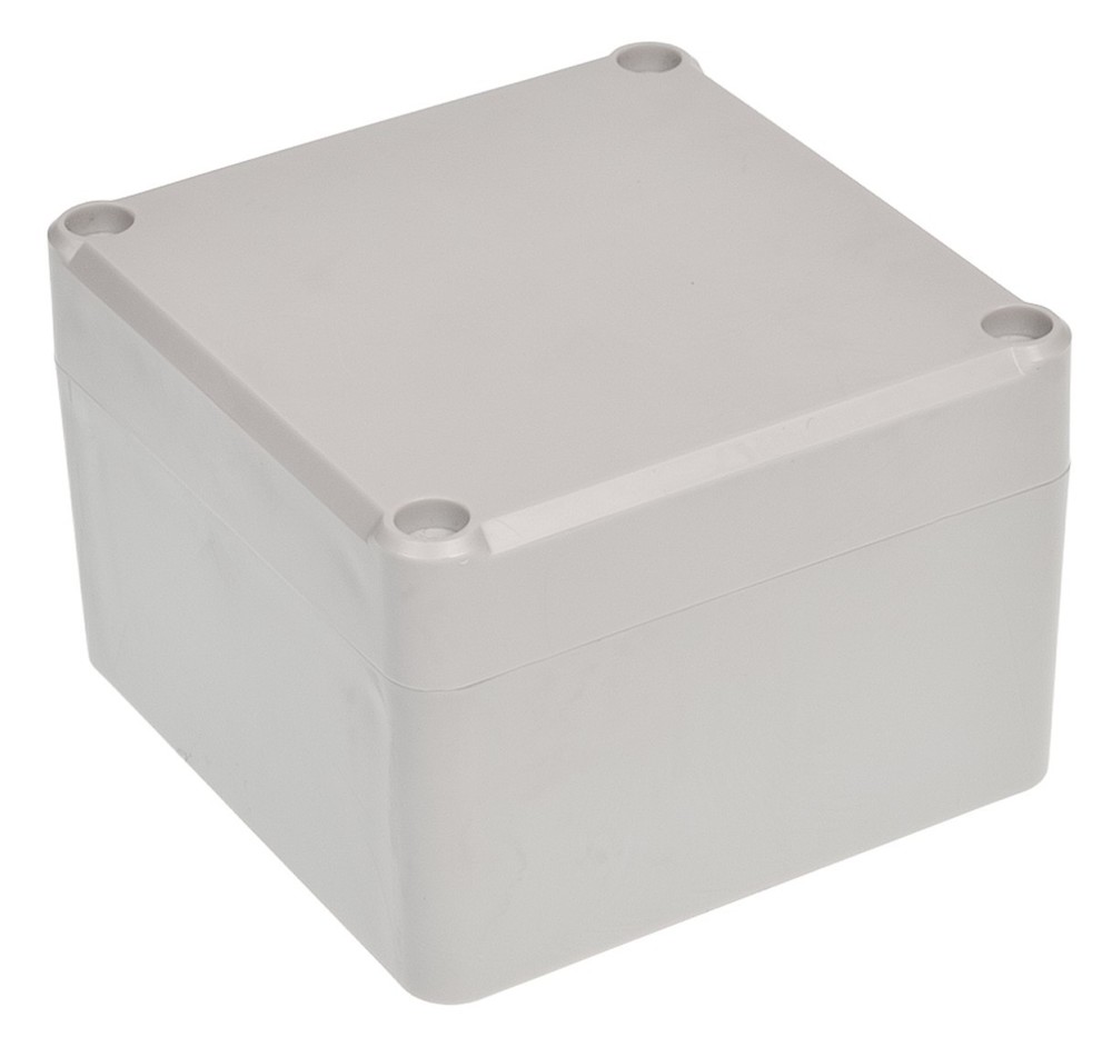 Kradex Plastová krabička Z111JH TM, šedá, mosazné matky
