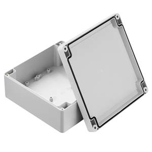 Kradex Plastová krabička ZP150.150.60SJ TM PC, šedá