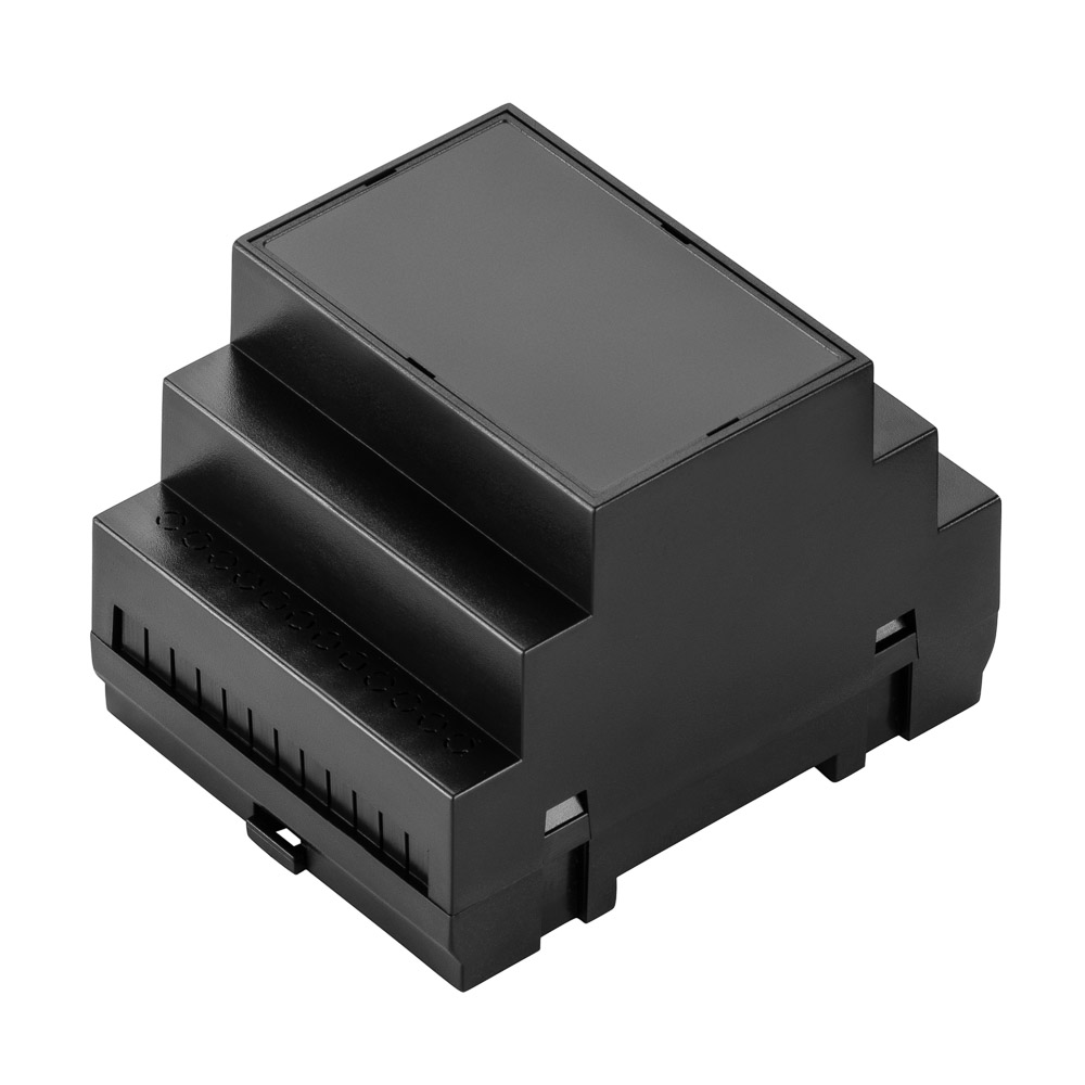 Kradex Plastová krabička Z108, ABS UL94-V0, černá