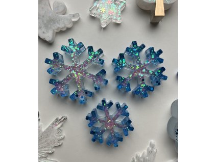 Masivní vločky 3 ks