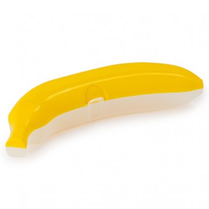 Dóza na banán 26x5,5x5 cm žlutá