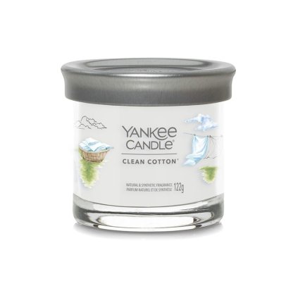 40747 Yankee Candle svíčka Signature tumbler malý Clean Cotton 001