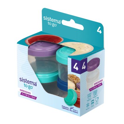 21470 Sistema Sada kelímků To Go 4x35 ml