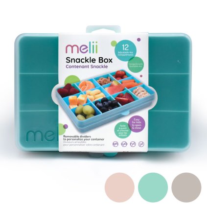 Melii Dělená krabička na svačinu Snackle box 12 1368 ml