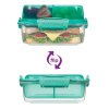21610 Sistema Krabička na jídlo Lunch Stack To Go čtvercová 1,24l