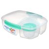 20920 Box na obědy Triple Split To Go 2l se 3 oddíly a kelímkem minty 001
