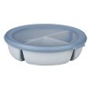 106219015700 Bento bowl Mepa Cirqula 250+250+500 ml kulatá nordic blue