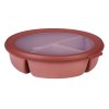 106219078700 Bento bowl Mepa Cirqula 250+250+500 ml kulatá vivid mauve