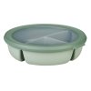 106219094700 Bento bowl Mepa Cirqula 250+250+500 ml kulatá nordic sage