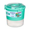 21360 Kulatá nádoba na jídlo Sistema Lunchstack To Go 965 ml minty teal