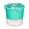21360 Kulatá nádoba na jídlo Sistema Lunchstack To Go 965 ml minty teal
