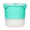21360 Kulatá nádoba na jídlo Sistema Lunchstack To Go 965 ml minty teal