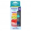 21467 SISTEMA Sada kelímků Mini Bites To Go 3x130 ml