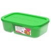 24036 MAKAMAKA Dělený svačinový box MyLunch Plus růžový 1150 ml24036 MAKAMAKA Dělený svačinový box MyLunch Plus zelený 1150 ml