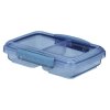 21518-24 Sistema Krabička na svačinu Ocean Bound se 2 oddíly 350 ml modrá