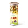 5142LW SIMAX Skleněný zásobník s dřevěným víkem 1,4l