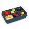 40050 Melii Dělená krabička na svačinu Snackle box 6 Mini 684 ml modrá