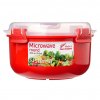 1113 Sistema Miska do mikrovlnné trouby kulatá 915 ml červená
