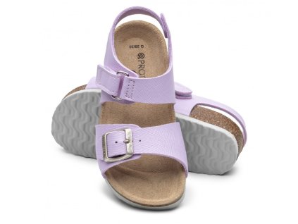 Protetika detské ortopedicko rehabilitačné sandálky T 97: fialová