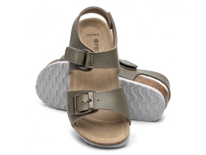 Protetika detské ortopedicko rehabilitačné sandálky T 97: khaki