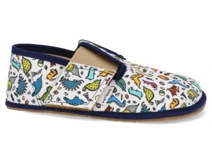 Pegres barefoot papučky - Dinosaurus