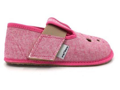 Pegres barefoot papučky BF03 - Ružové