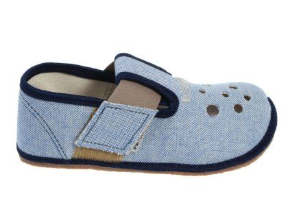 Pegres barefoot papučky BF03 - Modré
