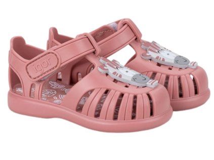 IGOR detské sandále TOBBY Zebra - Rosa