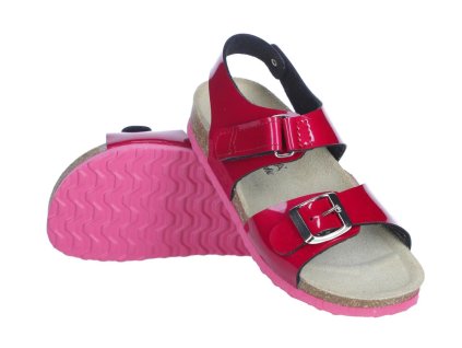 Protetika detské ortopedicko rehabilitačné sandálky T 97: malinová