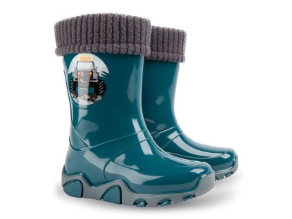 0180793 demar stormer lux 0402 c detske zateplene holinky zelene