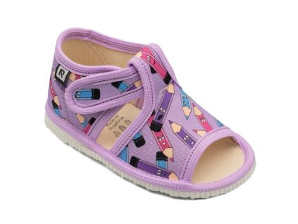 papuce ceruzky fialove 3055