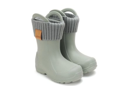🌧️ Zateplené gumáky D.D.Step (Rain Boots) - Green