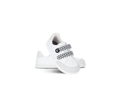 barefoot tenisky be lenka energise preschool white checkerboard