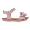 D.D.STEP dievčenské kožené sandále G080-51939A - Baby Pink