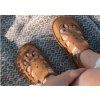 BabyBare detské barefoot sandálky Summer Perforation - Goldenbrown
