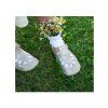 BabyBare detské barefoot sandálky Summer Perforation - Cappucino
