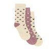 Pom Pom® detské bambusové ponožky 3ks - Srdiečka