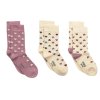 Pom Pom® detské bambusové ponožky 3ks - Srdiečka