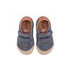 Detské barefoot tenisky Igor Suede - Sivo/ Modrá
