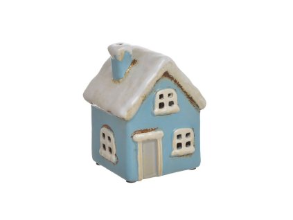eeb2c3a3b3d34362fce34cf08b9b83e5 228can15467 domek ceramiczny 9cmlx9cmwx12 5cmh 24 2 pcs blue white