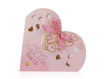 SET koupelový HEART CASCADE v boxu ve tvaru srdce, vůně magnolie