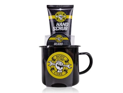 Pánský SET s plecháčkem, voskem na vousy a peelingem na špinavé ruce