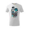 DASH & DOT – Big Logo | Chlapčenské bavlnené tričko