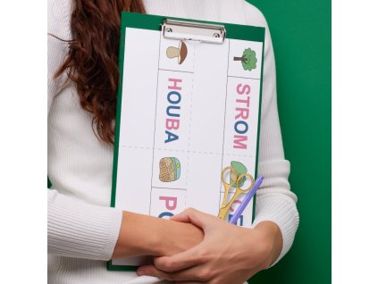 PŘÍRODA - rozšiřující karty k sadě Písmenka - PDF