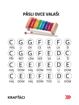 Když se bytem rozezní první divoké tóny, tohle ti přijde vhod.😅 Připravily jsme pro vás univerzální noty k vánoční koledě...