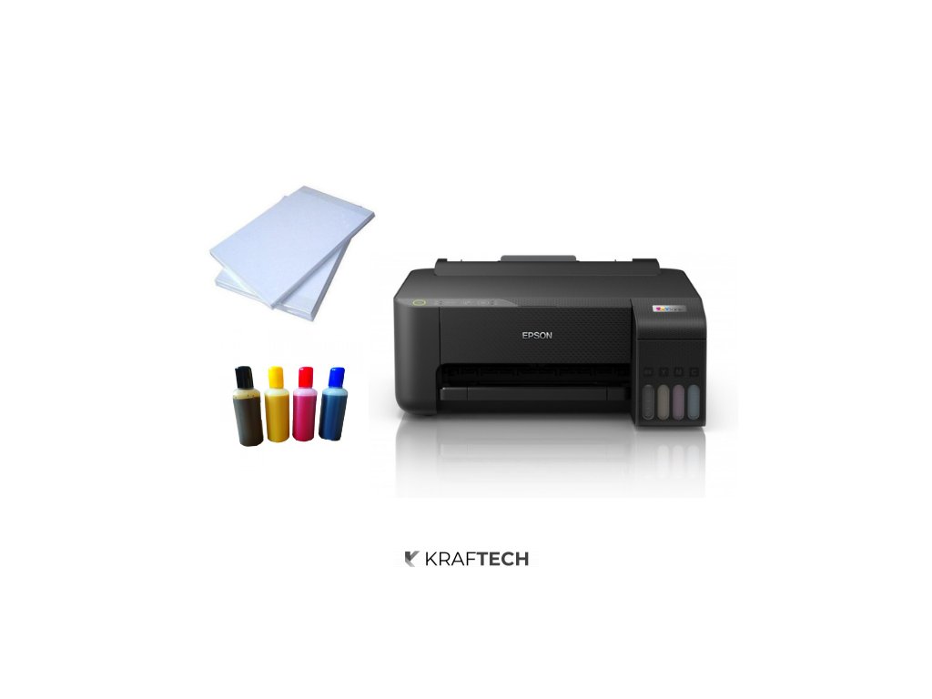Sublimačná tlačiareň Epson L1250 (A4) + sada sublimačných atramentov a papierov