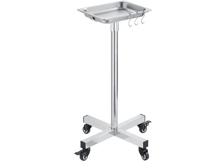 Laboratórny vozík s nastaviteľnou výškou 81-139 cm, nosnosť 16,5 kg, rozmery 32,5 x 26,5 cm
