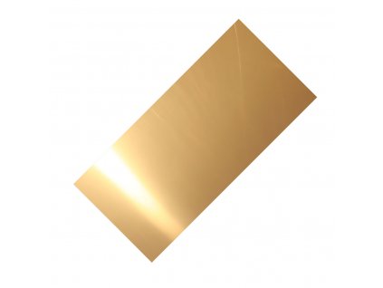 Lesklý kov pre sublimačnú tlač 30 x 20 cm - zlatý