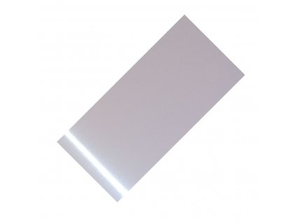Lesklý kov pre sublimačnú tlač 60 x 30 cm - strieborný
