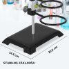 Laboratórny stojan 60 cm so svorkami a držiakmi